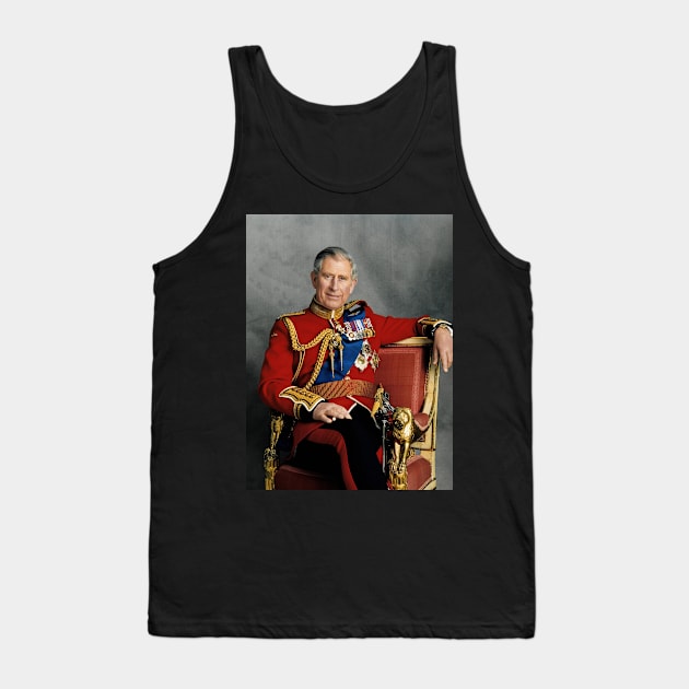 King Charles III Tank Top by valentinahramov